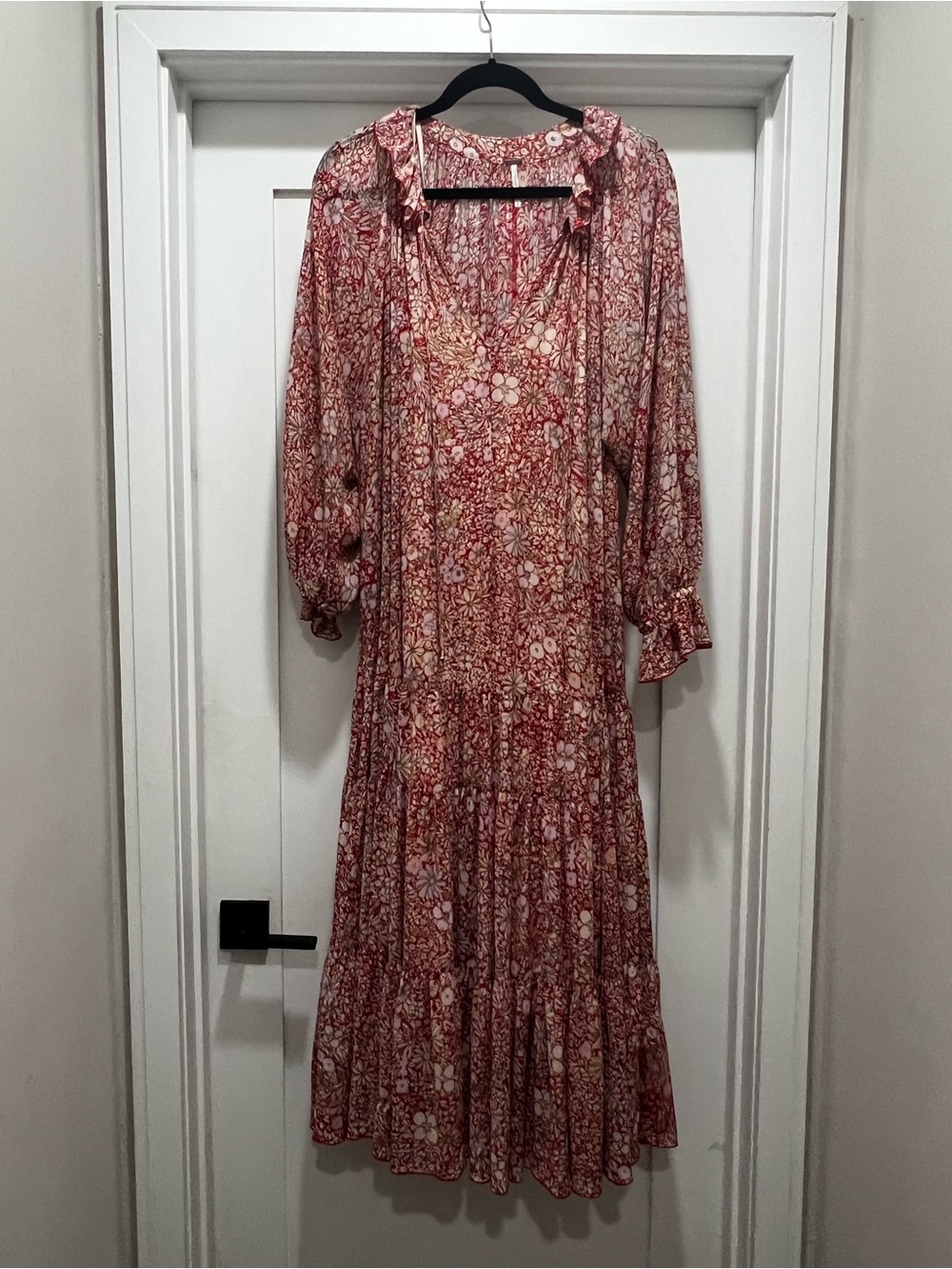 Free People Feeling Groovy Maxi in Red - size Medium - Picture 3 of 7